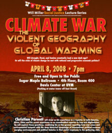Climate War event poster
