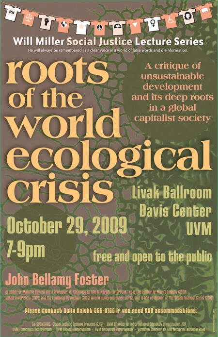 poster: Roots of the World Ecological Crisis